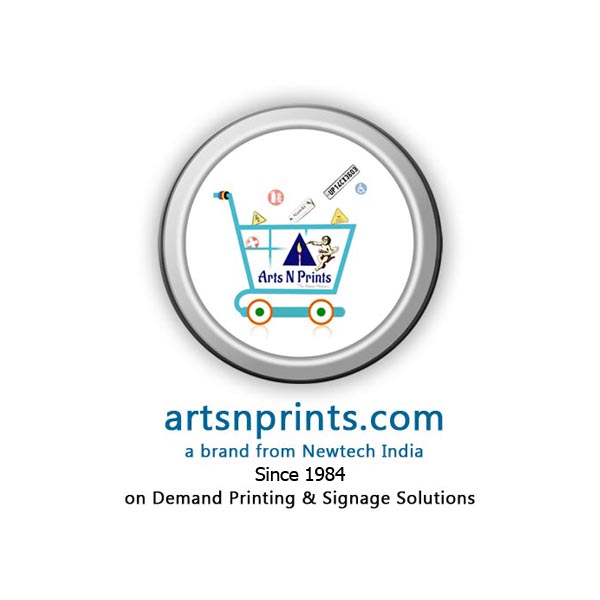 On Demand Customised Printing and Signage solution online store by Delhi.artsNprints.com